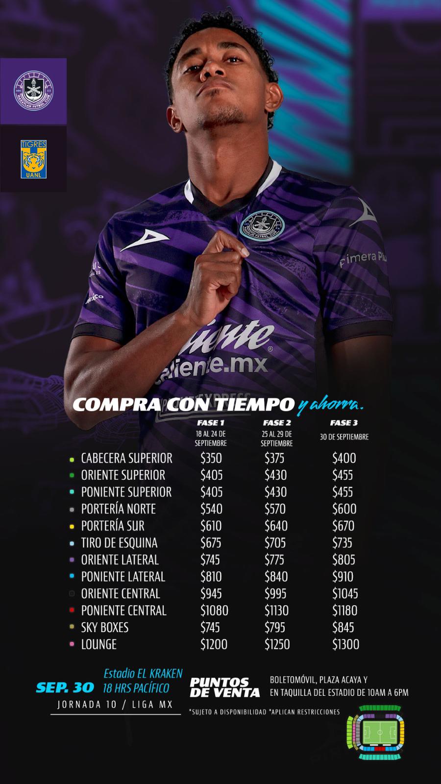 $!Arranca venta de boletos para duelo entre Mazatlán FC y Tigres