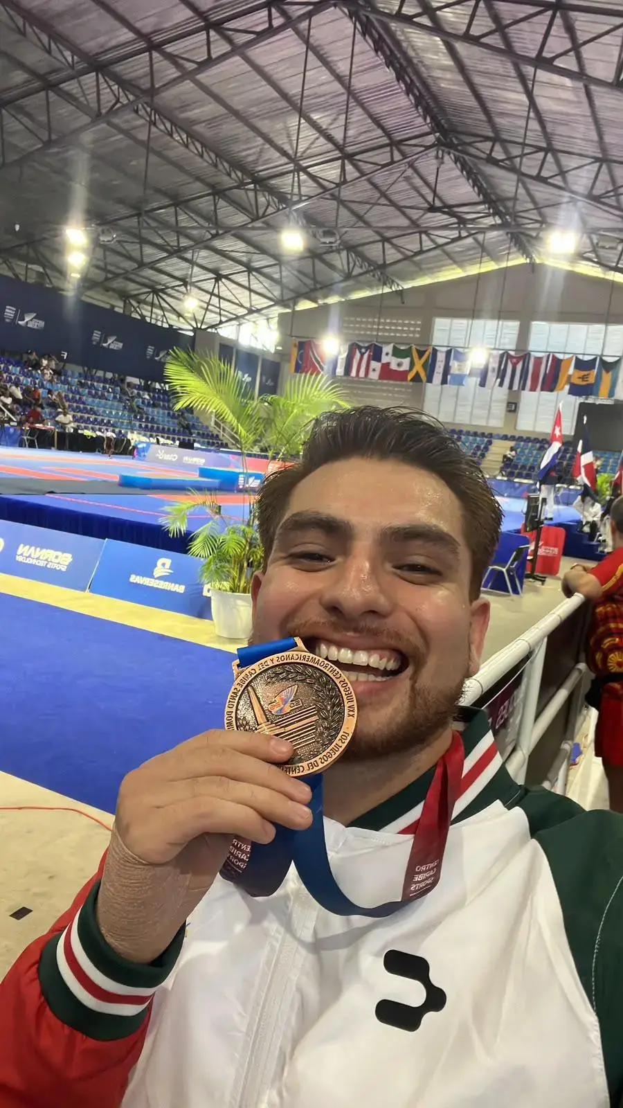 $!Mazatleco Jesús Moreno destaca orgullo por su bronce y asegura que el karate mexicano está a la altura