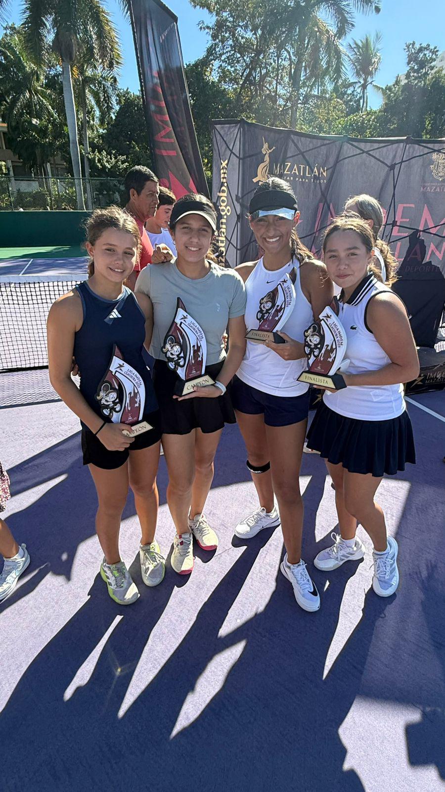$!Hay campeones del Circuito de Tenis Municipal, en El Cid