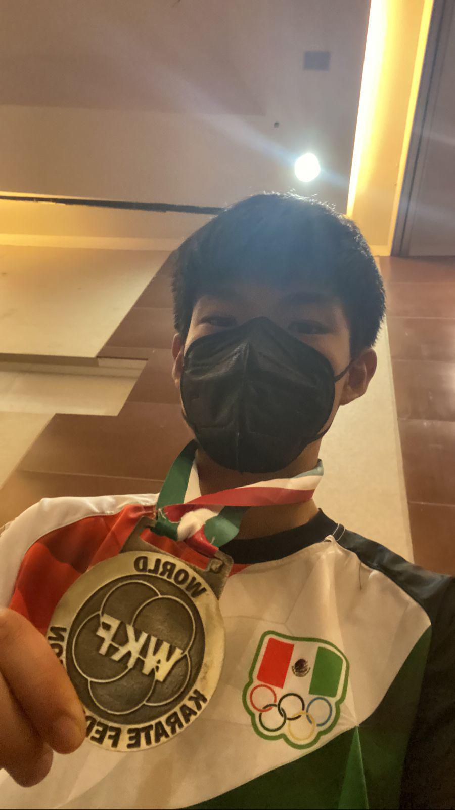 $!Hiroto Yoshii obtiene pase al Centroamericano Juvenil y Mayores de Karate