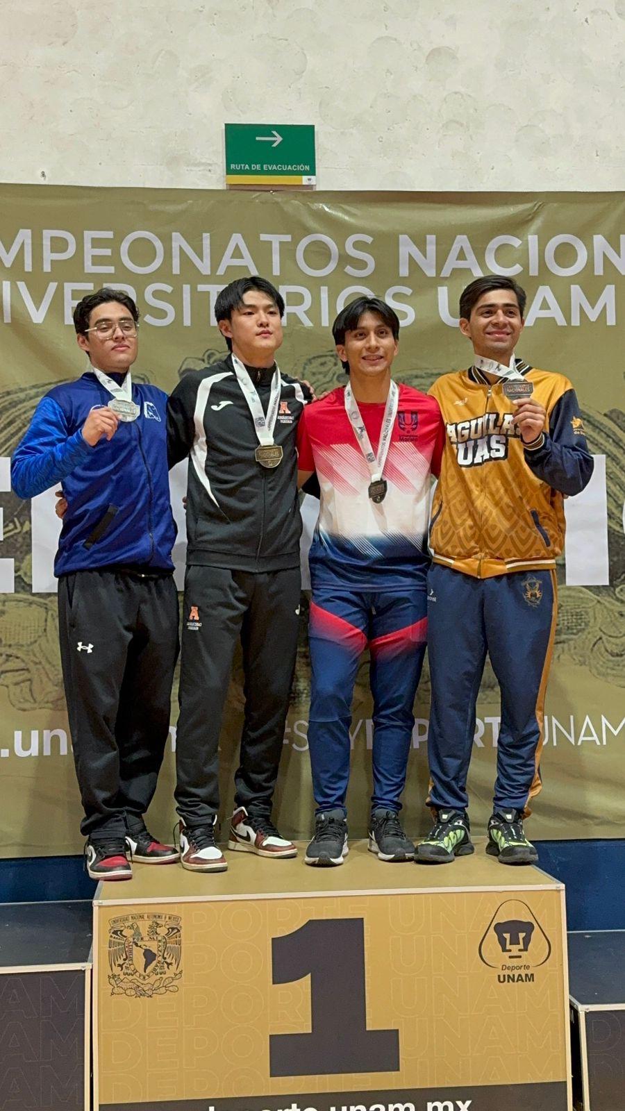 $!Doble oro mazatleco en el karate del Torneo Nacional ANUIES 2026