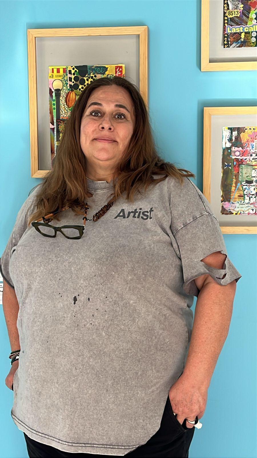 $!Actualmente, la artista participa en la colectiva Regla de Tres, que se exhibe en La Casa del Maquío.