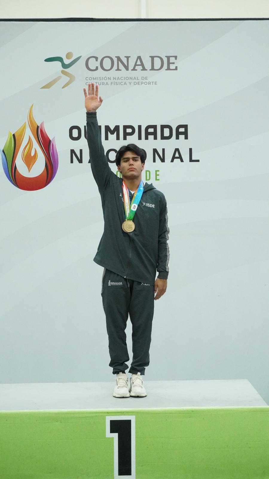 $!Aarón Ibarra se despide de Olimpiadas Nacionales con cosecha dorada