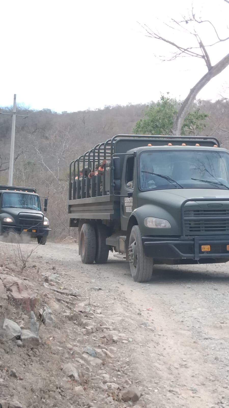 $!Arriban refuerzos del Ejército Mexicano a mina en Rosario