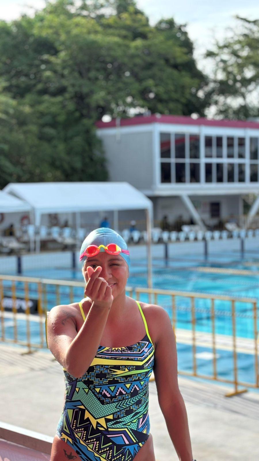 $!Diana Castañeda supera lesión y conquista bicampeonato nacional máster de curso largo
