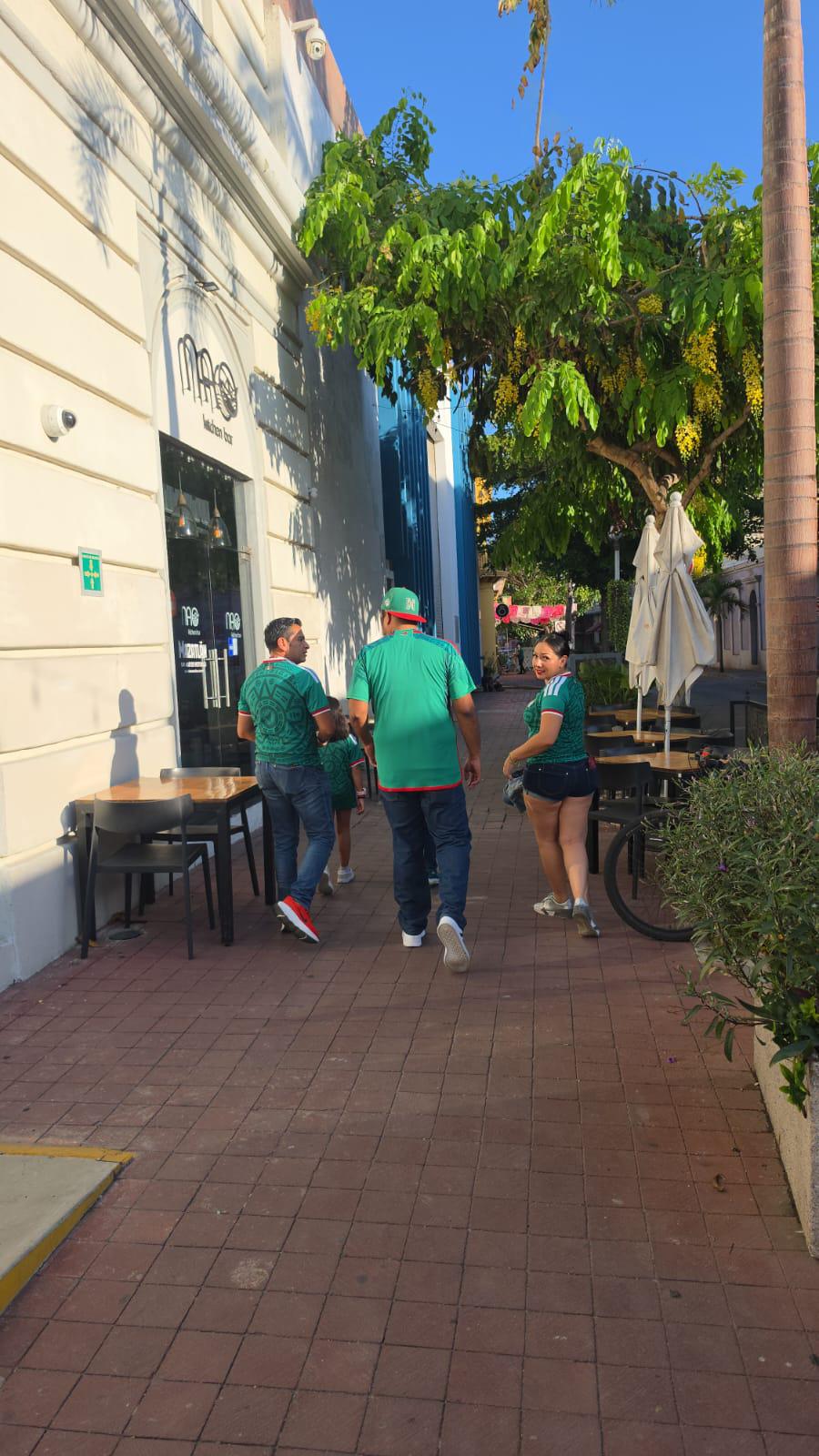 $!Mazatlán se pinta de verde para apoyar a México en su duelo mundialista ante Corea del Sur