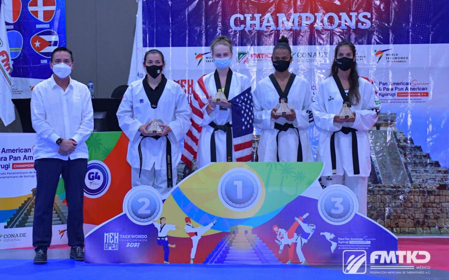 $!Plata para María Espinoza y Briseida Acosta en Panamericano de TKD