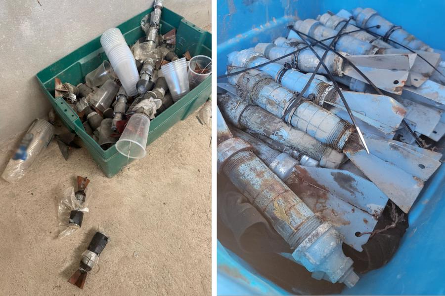 $!Decomisan 109 explosivos caseros y droga en Badiraguato