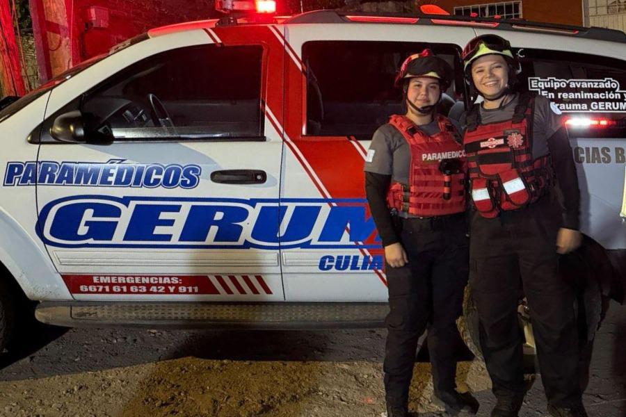 $!Con sirenas y valentía: mujeres paramédicas al frente de las emergencias en Culiacán