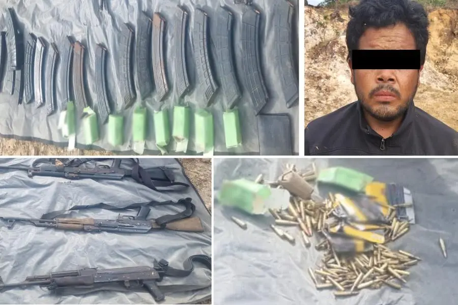 $!Detienen a una persona y aseguran explosivos y armamento en distintos operativos en Sinaloa