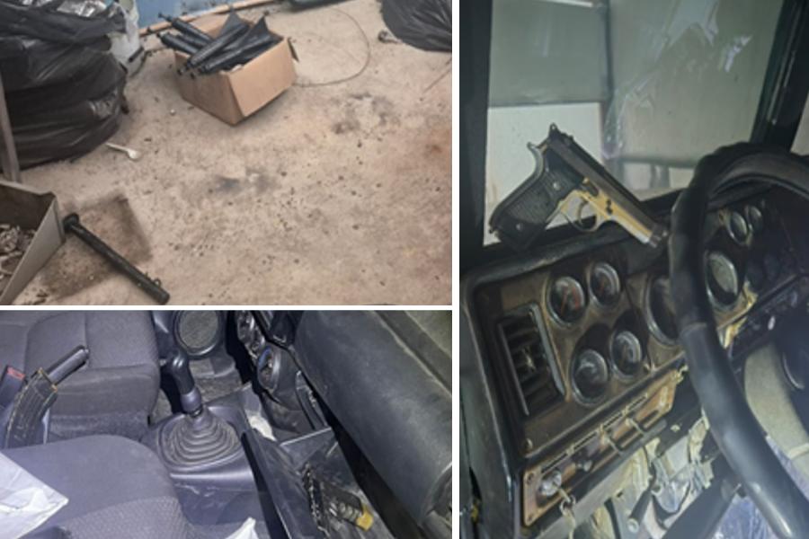 $!Aseguran 414 explosivos y desmantelan talleres de blindaje artesanal en Culiacán