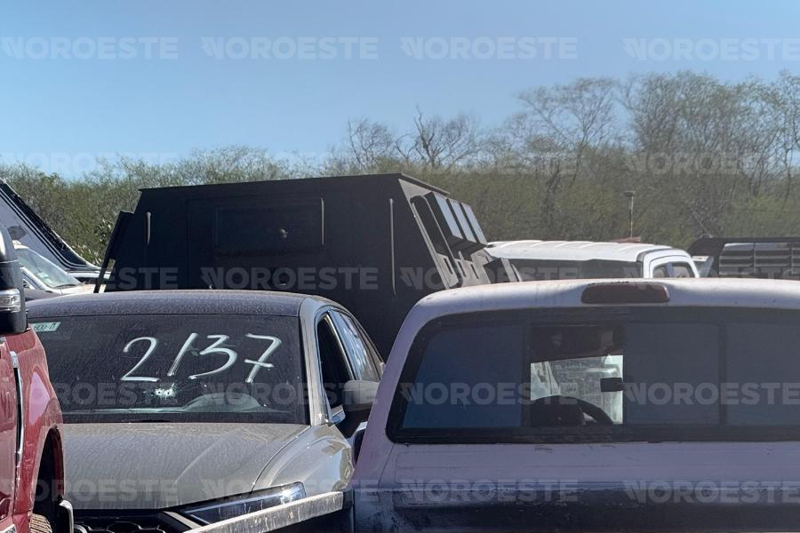 $!Entre “monstruos” y avionetas, suman 5 mil unidades bajo resguardo que evidencian la magnitud de la violencia en Sinaloa