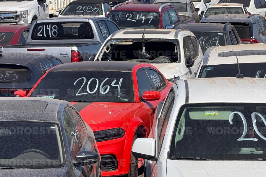 $!Entre “monstruos” y avionetas, suman 5 mil unidades bajo resguardo que evidencian la magnitud de la violencia en Sinaloa