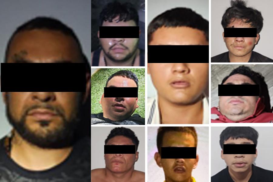 $!Detienen a nueve en el sector Valle Alto tras operativo de la Policía Estatal en Culiacán