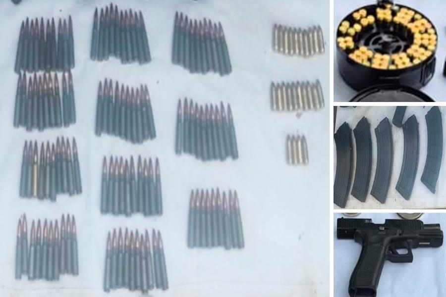 $!Detienen a seis personas y aseguran armas y más de 700 cartuchos en Mazatlán y Rosario