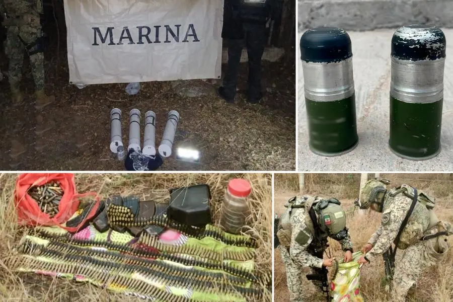 $!Detienen a una persona y aseguran explosivos y armamento en distintos operativos en Sinaloa