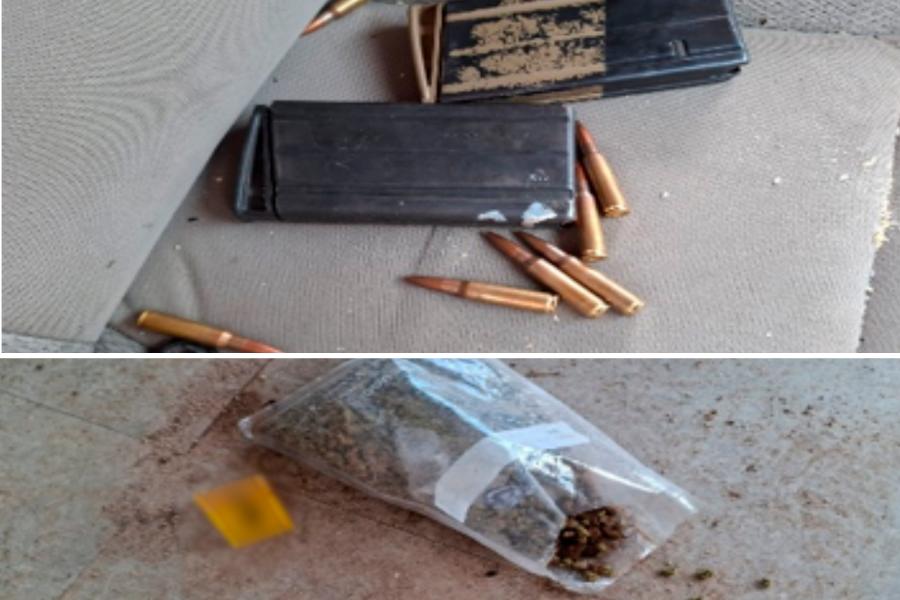 $!Aseguran armas, químicos, droga y vehículos tras cateo en Carboneras, Culiacán