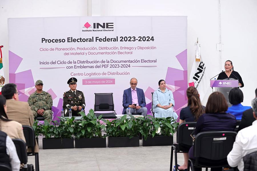 $!Inicia INE distribución de 317 millones de boletas electorales hacia todo el país