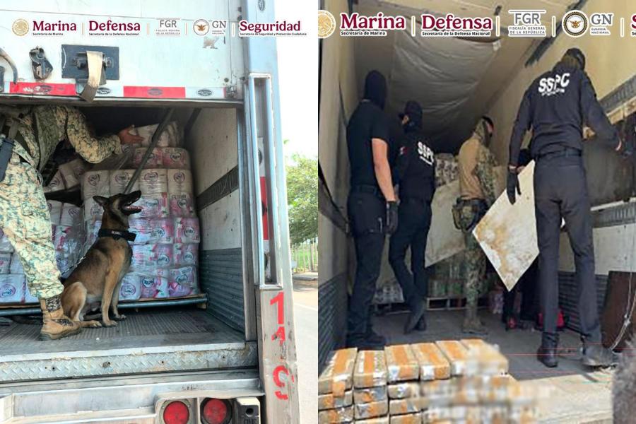 $!Aseguran 60 kilos de cocaína en Colima; detienen a cuatro personas