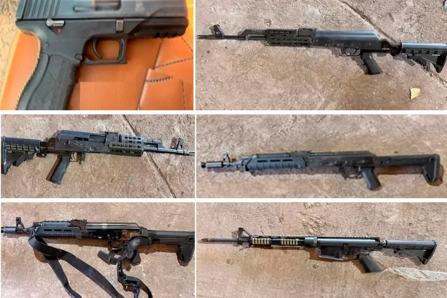 $!Confirman enfrentamiento en Rosario: seis detenidos y vehículos blindados asegurados