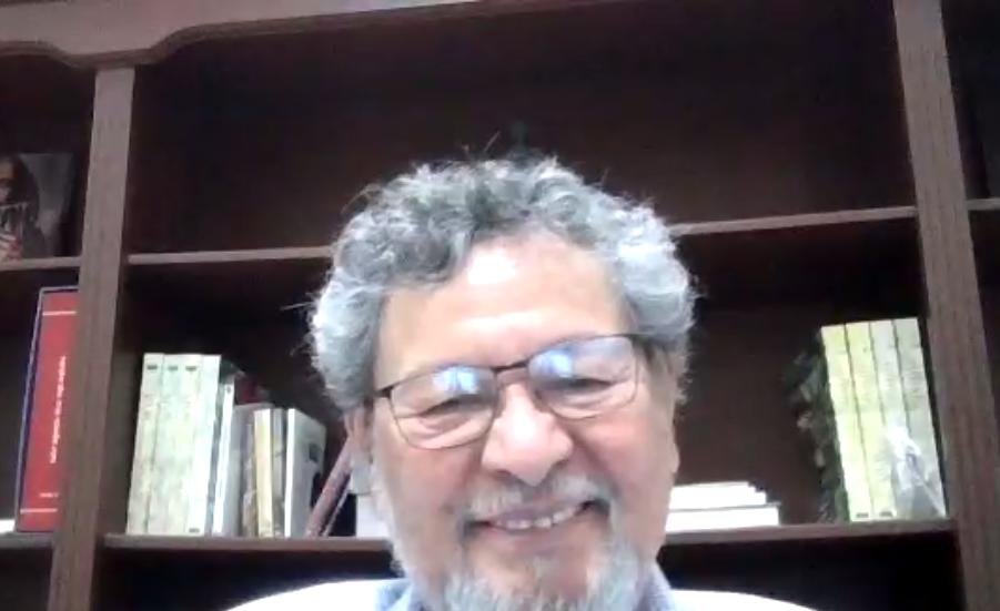 $!Élmer Mendoza, presidente de El Colegio de Sinaloa.