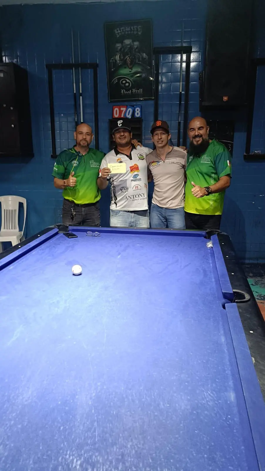 $!Jorge Velarde y Florentino Tirado se coronan en Torneo Bola 9