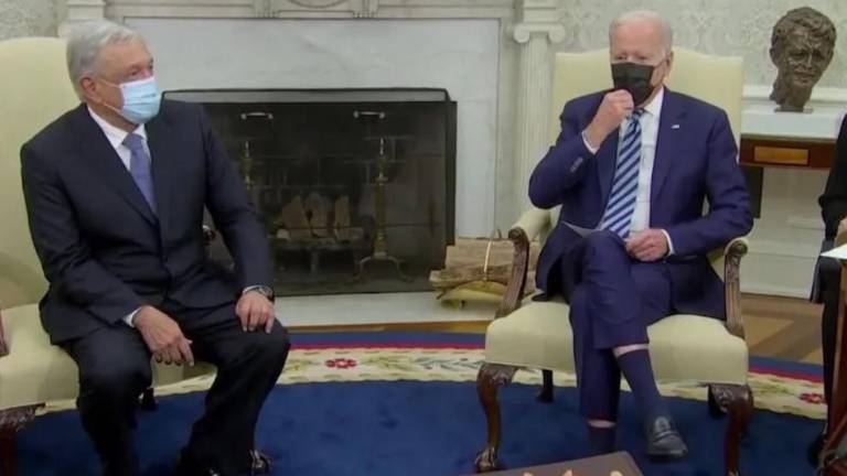 Andrés Manuel López Obrador, Presidente de México, y Joe Biden, mandatario de Estados Unidos.