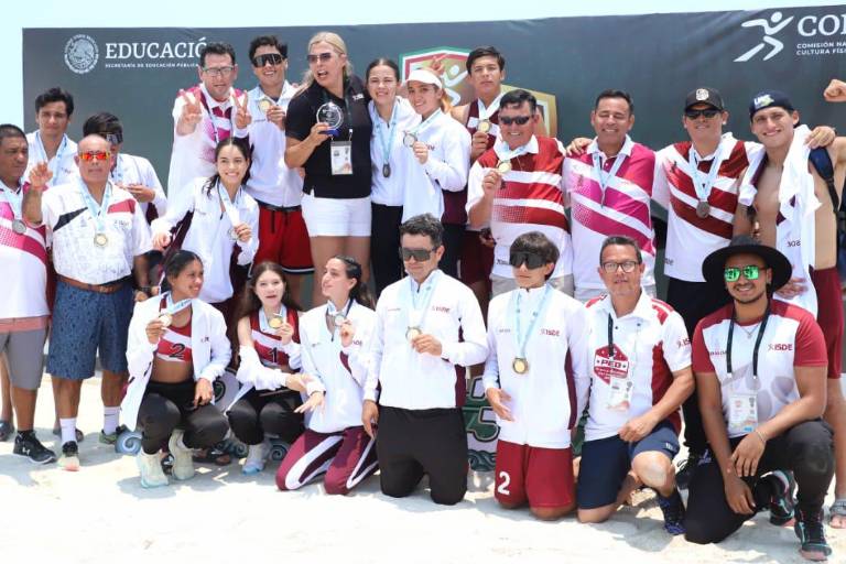 Conquista Sinaloa tres oros en voleibol de playa de Nacionales Conade