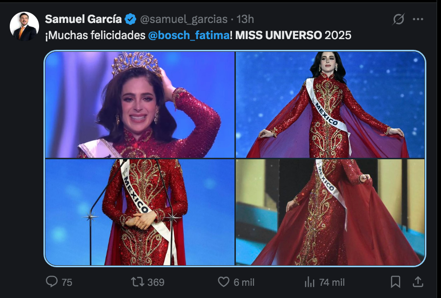 $!Agradece Fátima Bosch todo el apoyo recibido con un mensaje motivador