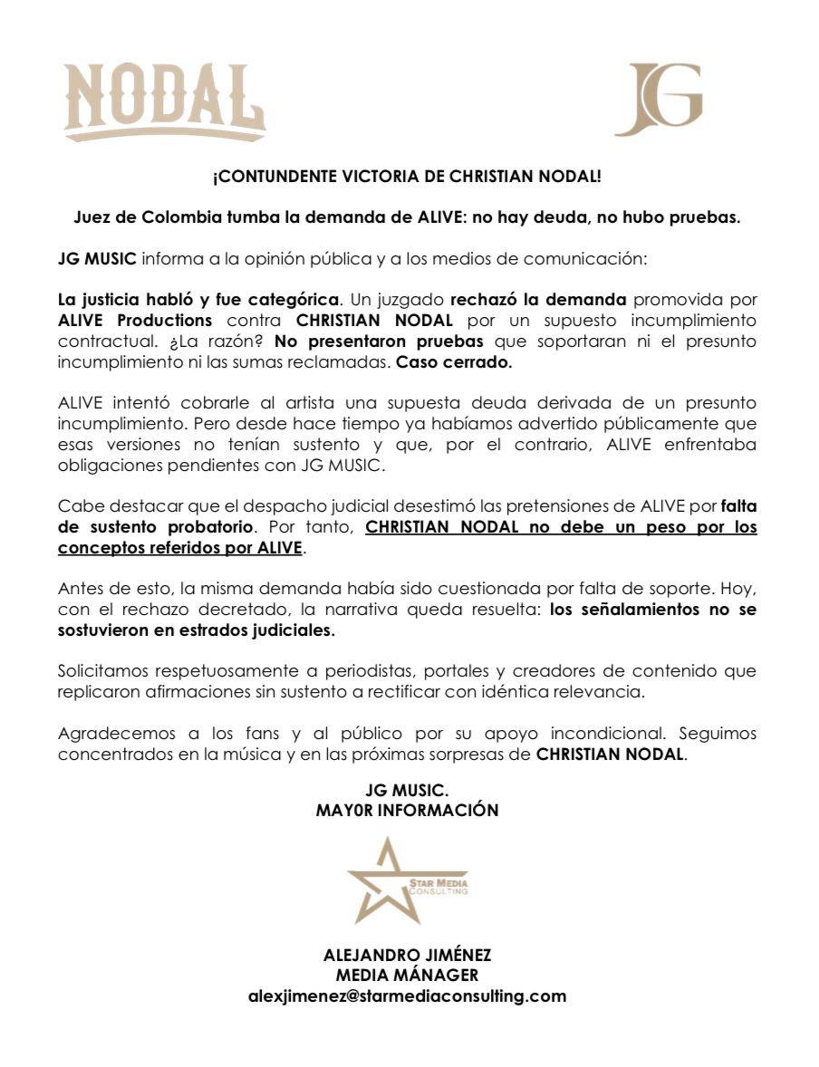 $!Gana Christian Nodal demanda millonaria en Colombia