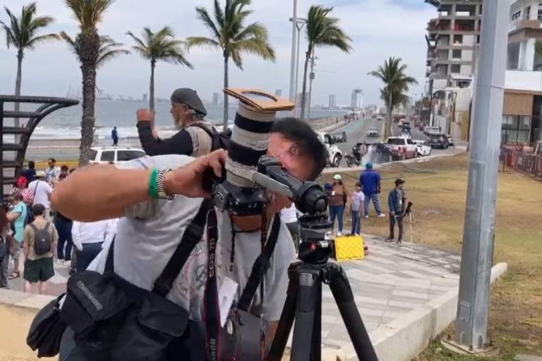 Astrofotógrafos invitan a disfrutar la observación del entorno durante el eclipse solar