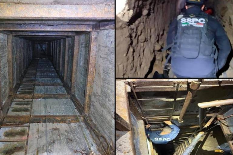 Localizan túnel en Tijuana que conectaba a México con EU