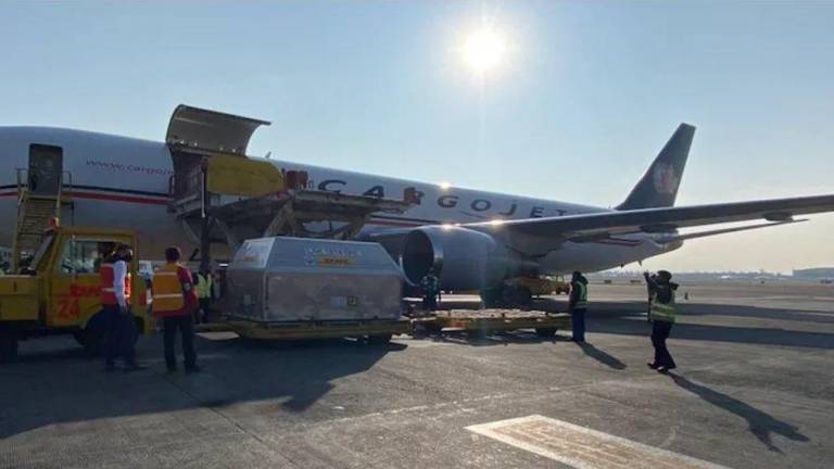 México recibió un nuevo embarque de vacunas de Pfizer.