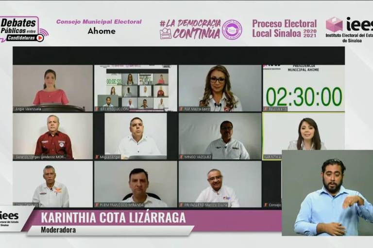 Debaten candidatos a la Alcaldía de Ahome