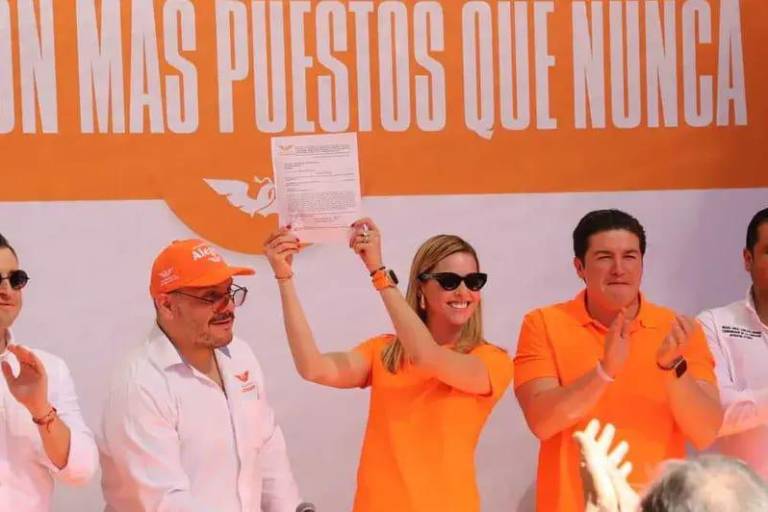 Mariana Rodríguez se registra como precandidata a Alcaldesa de Monterrey por MC