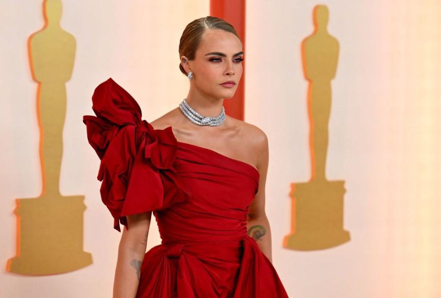 $!La modelo y actriz estadounidense Cara Delevingne.
