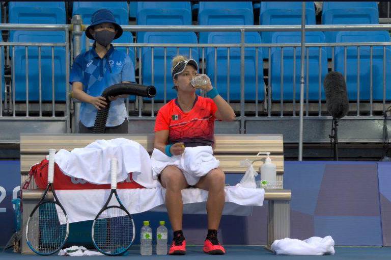 Mexicana Renata Zarazúa ofrece buen juego, aunque cae en el tenis olímpico