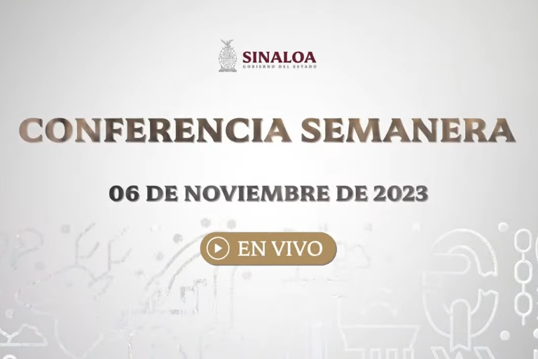 #EnVivo | Conferencia semanera del Gobernador Rubén Rocha Moya