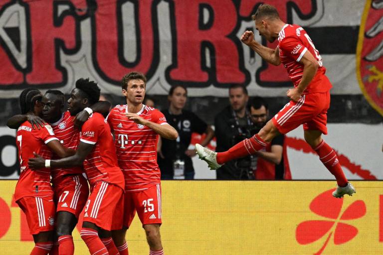 Bayern Munich tritura 6-1 al Eintracht Frankfurt en arranque de Bundesliga