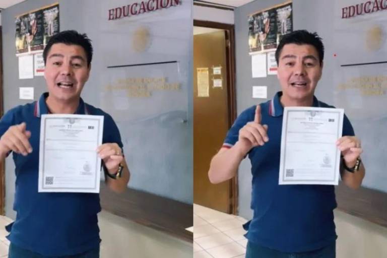 ‘Travieso’ Arce obtiene título de prepa y va por carrera de Derecho