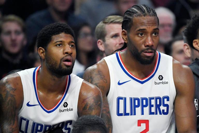 Paul George y Kawhi Leonard causan preocupación en LA Clippers