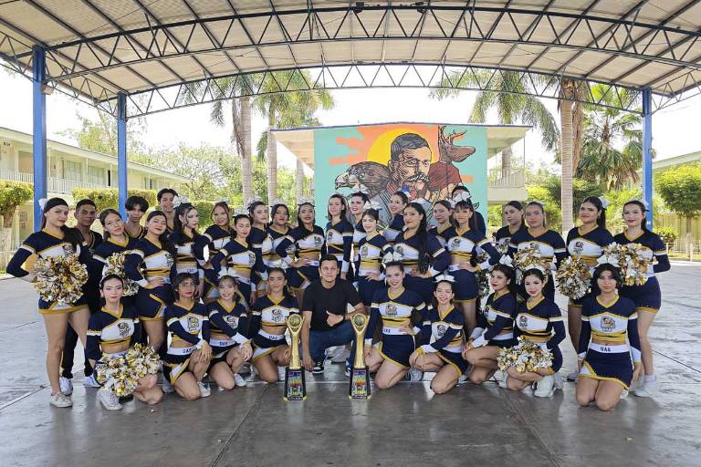 Porristas de Prepa Emiliano Zapata de la UAS ganan segundo lugar en The Tour Cheer &amp; Dance 2024
