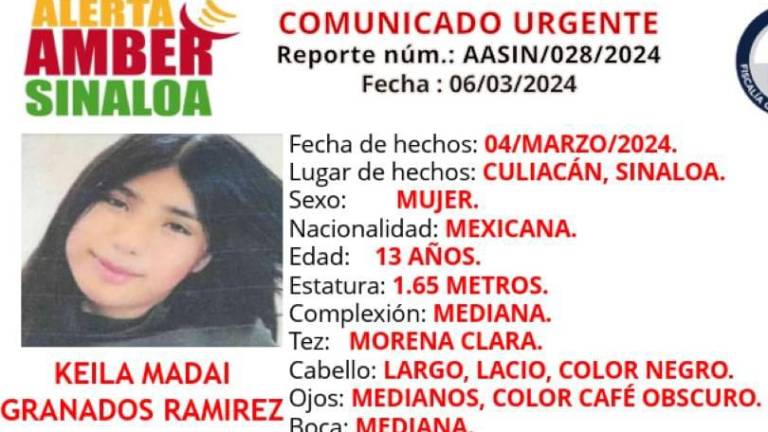 La adolescente Keila Madai Granados Ramírez no ha regresado a su casa desde el 4 de marzo