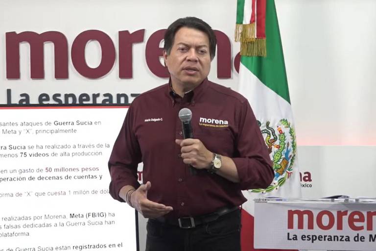 Delgado presenta queja ante el INE contra el PRI y PAN por ‘guerra sucia’ con spots