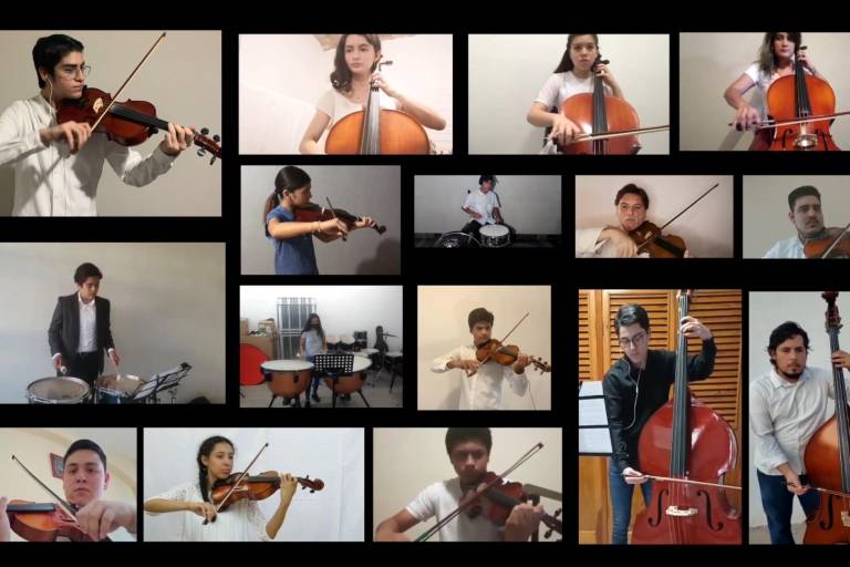 Se unen Orquestas y Coros Juveniles en la marcha Pompa y circunstancia Opus 39”