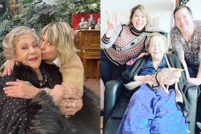 Silvia Pinal reaparece en Instagram junto a sus hijos Alejandra y Luis Enrique Guzmán