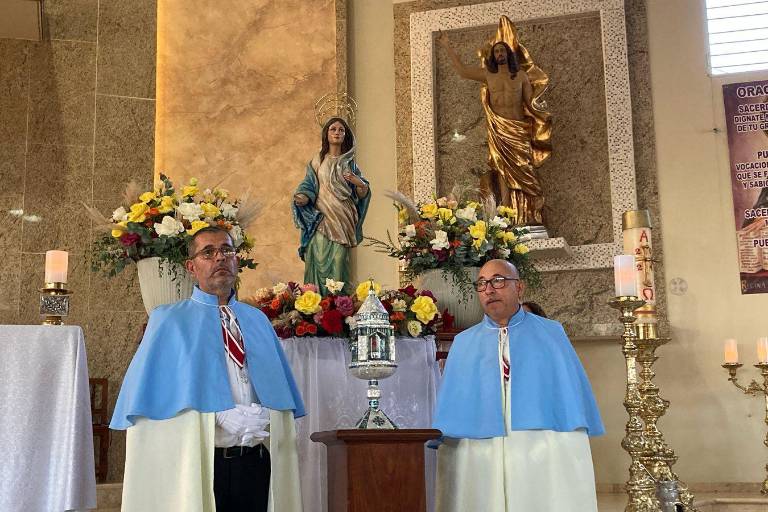 Virgen de Nazaret lleva su gracia a la Parroquia Divino Redentor, en Mazatlán
