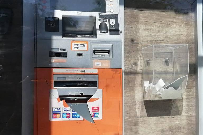Intentan robar cajero automático en banco de Culiacán