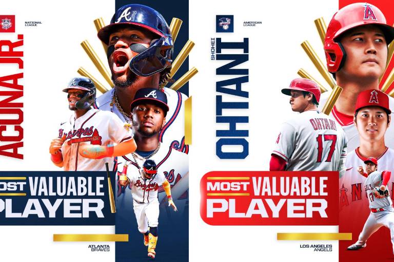 ¡Unánimes! Shohei Ohtani y Ronald Acuña Jr. son los JMV del 2023