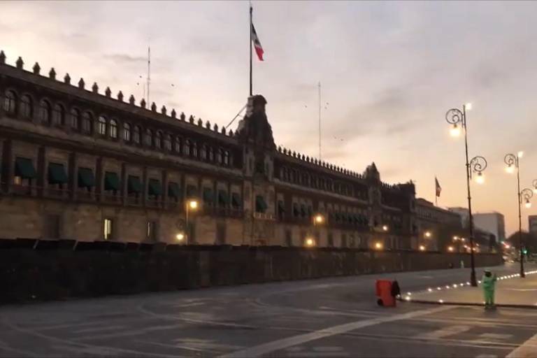 Blindan Palacio Nacional previo a la ‘Marcha por Nuestra Democracia’ del domingo